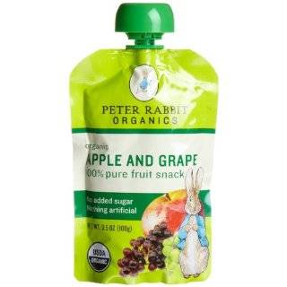   Apple and Grape 100% Pure Fruit Snack, 4 Ounce Pouches (Pack of