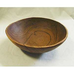  Small Round Olive Wood Salad Bowl Handcarved Fair Trade 