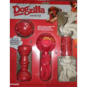  Dogzilla Durable Chew Toy 4pc Set