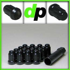 20 Black Chrome Tuner/Spline Drive Lug Nuts/Wheel Lugs  