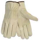 CREWS 3215L Crews 3215l Economy Leather Driver Gloves, Large, Cream 