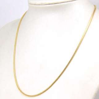 FORTUNATE CHAIN 18K YELLOW GOLD GEP SOLID GP NECKLACE  