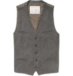   Blazers  Waistcoats  Sandbanks Herringbone Tweed Suit Waistcoat