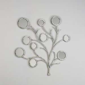  Cyan Design 01860 Distressed Silver Flora Mirror