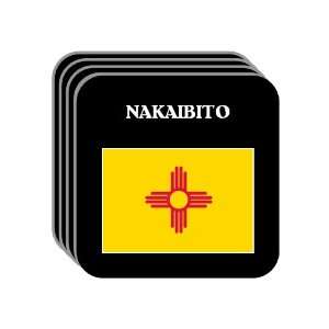  US State Flag   NAKAIBITO, New Mexico (NM) Set of 4 Mini 