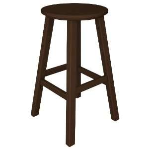  Polywood Traditional Round Bar Height Bar Stool (Sold in 