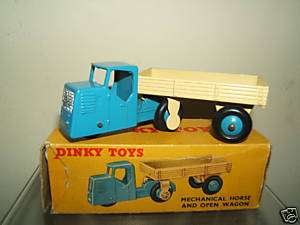 DINKY TOYS No 415 MECHANICAL HORSE & OPEN WAGON VN MIB  