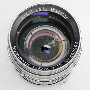 Leica SM 50/1.5 Summarit # 890962  