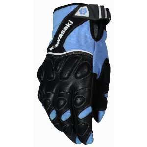 Joe Rocket Kawasaki Z Ladies Textile/Mesh Motorcycle Gloves Blue/Black 