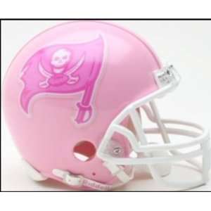  Tampa Bay Buccaneers Mini Replica Pink Helmet Sports 