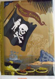 Freundebuch Pirat Freundschaftsbuch Piraten Piratenbuch  