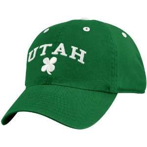 Top of the World Utah Utes Kelly Green Irish Arch Adjustable Slouch 