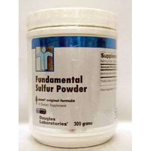 Fundamental Sulfur Powder (MSM), 300g by Grocery & Gourmet Food