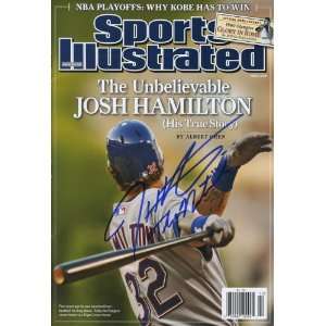  13x19 Josh Hamilton Sports Illustrated Autograph Poster 