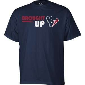 Reebok Houston Texans Mens Brought Up Short Sleeve T Shirt   