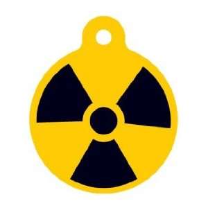  Radiation Symbol Full Color Personalized Custom Key Chain 
