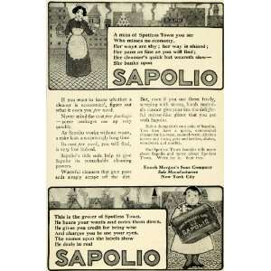 Sapolio Soap Spotless Town Poem Enoch Morgan Household Chores Cleaning 