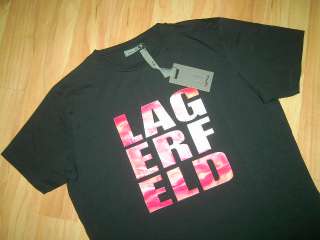 Edles KARL LAGERFELD T Shirt Shirt schwarz * XL NEU  