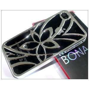  Lotus Hollow Out Fashion Case Cover for Apple iPhone 4 4G 