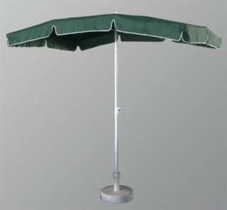 Markisenschirm, Sonnenschirm, Schirm, grün, rechteckig 210 x 140 cm 
