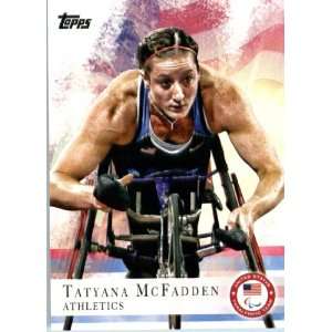  US Olympic Team #18 Tatyana McFadden Athletics ENCASED U.S. Olympic 