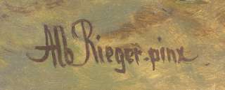 Gemälde Romantiker Albert Rieger 1834 1905 GEBIRGSBACH  