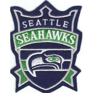 Vintage Seattle Seahawks 5 inch Crest Patch (sew on) Throwback, Old 