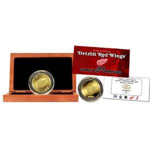   2008 Stanley Cup Champions 24KT Pure Gold Coin