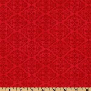  44 Wide Moda Fresh Flowers Brocade Aster Red Fabric By 