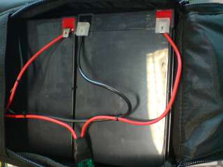 Batterietasche für Li ion & Blei Akkus 24V / 36V  