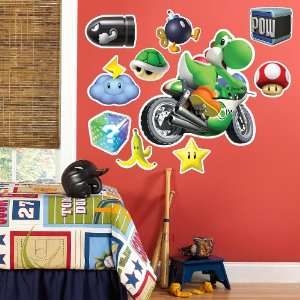  Mario Kart Wii Yoshi Giant Wall Decal
