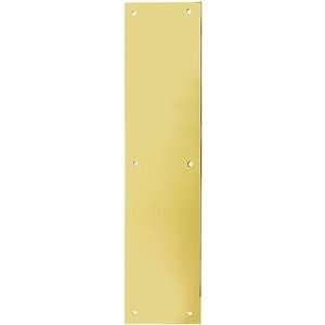  Door Brass Plate. 15 Commercial Push Plate In Solid 