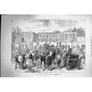  1873 Scene Outside Grand Trianon Trial Marshal Bazaine 