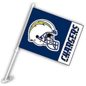  San Diego Chargers Car Flags   Set of Two Sports 