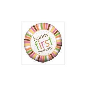  Sweet Safari Pink 1st Birthday Foil Balloon Toys & Games
