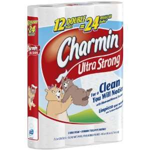  Charmin Ultra Strong, Double Roll, (2X Regular), 2 Ply 