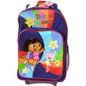  Dora The Explorer Rolling Backpack Luggage w/ bottle 