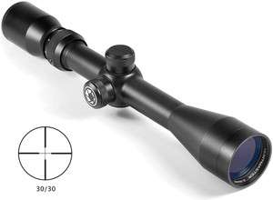   Shockproof Waterproof Hunting Rifle Scope Duplex Reticle Black  