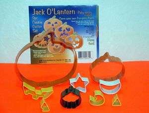 Halloween Cookie Cutter Set   Pumpkin   Jack O Lantern  