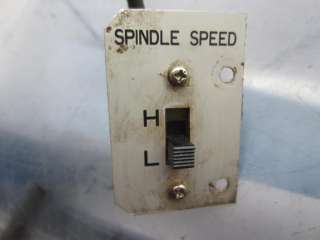 SPINDLE SPEED CONTROL H/L SWITCH KITAMURA S 12 CNC  