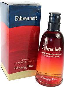 FAHRENHEIT BY CHRISTIAN DIOR 3.4 OZ AFTER SHAVE LOTION FOR MEN NEW IN 