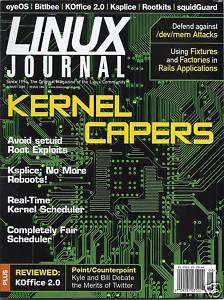 LINUX JOURNAL MAGAZINE KERNEL CAPERS ROOT APPLICATIONS  