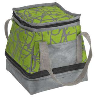  600d polyester 2 tone lunch bag cooler rich charcoal 