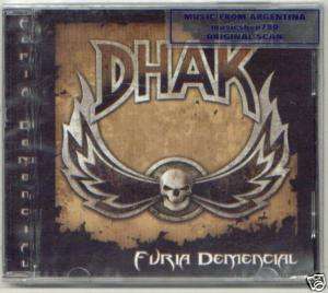 DHAK FURIA DEMENCIAL SEALED CD NEW 2008 METAL ARGENTINA  