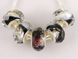 30pcs Crystal Glass Beads Fit Charm Bracelet Z27  