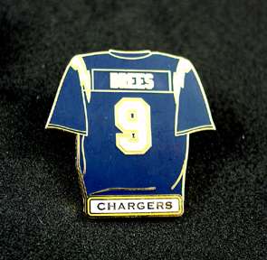 Chargers Drew Brees Jersey Style Player Pin  
