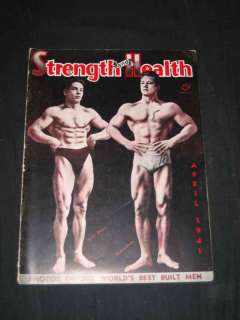 Strength and Health Magazine April 1941 Jules Bacon  