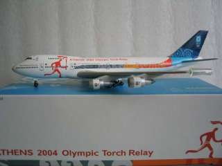 Dragon Wings Olympic B747 200 Athens 2004 *RARE* 1400  