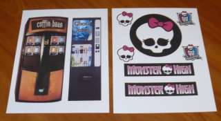 Monster High School Doll House Bookcase Kit   Creepateria Mad Science 