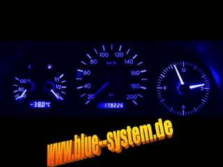 Tacho LED Umbauset Blau Mercedes VITO 110 W638 ohne Löten / inkl 